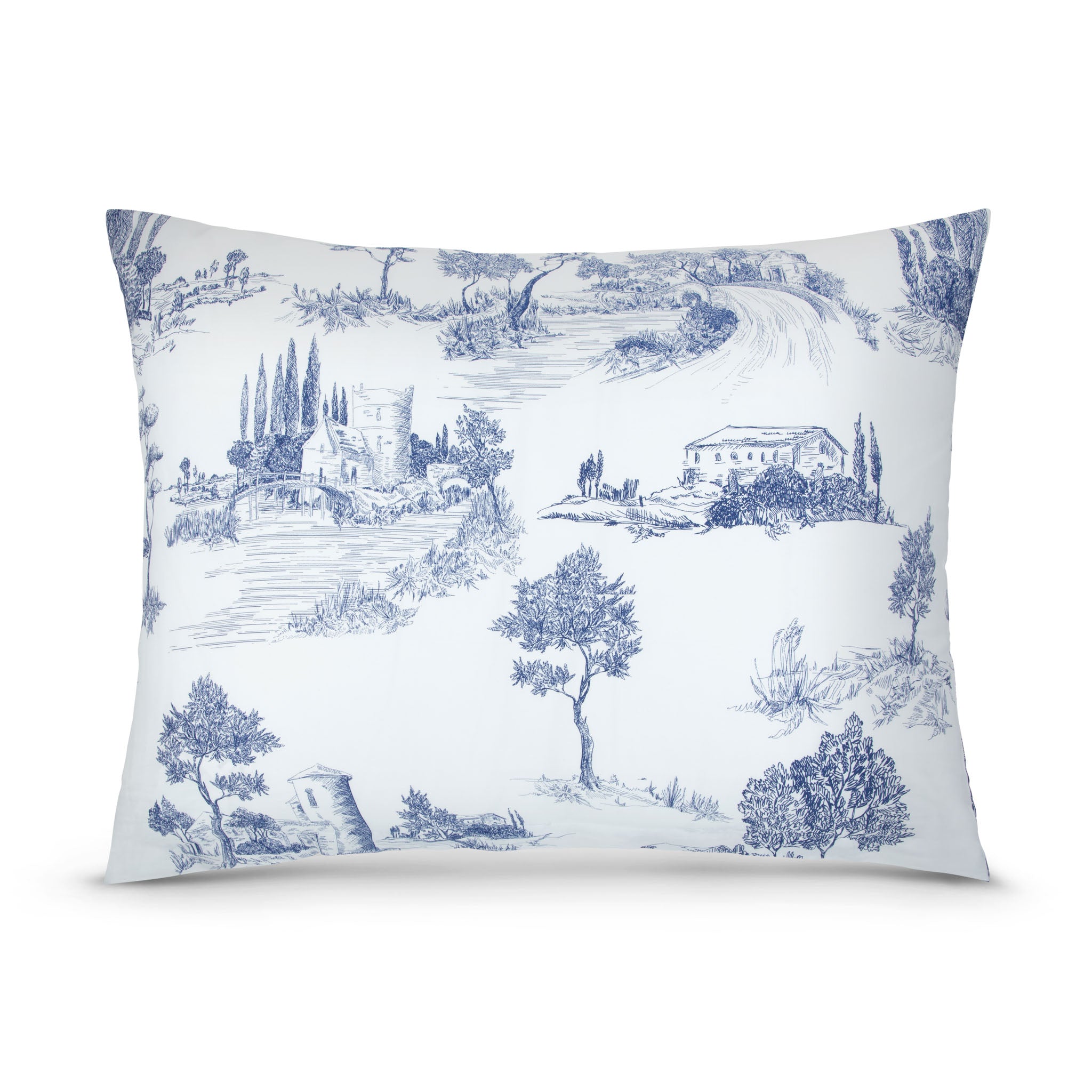 The Paris (Cobalt) Single Sham