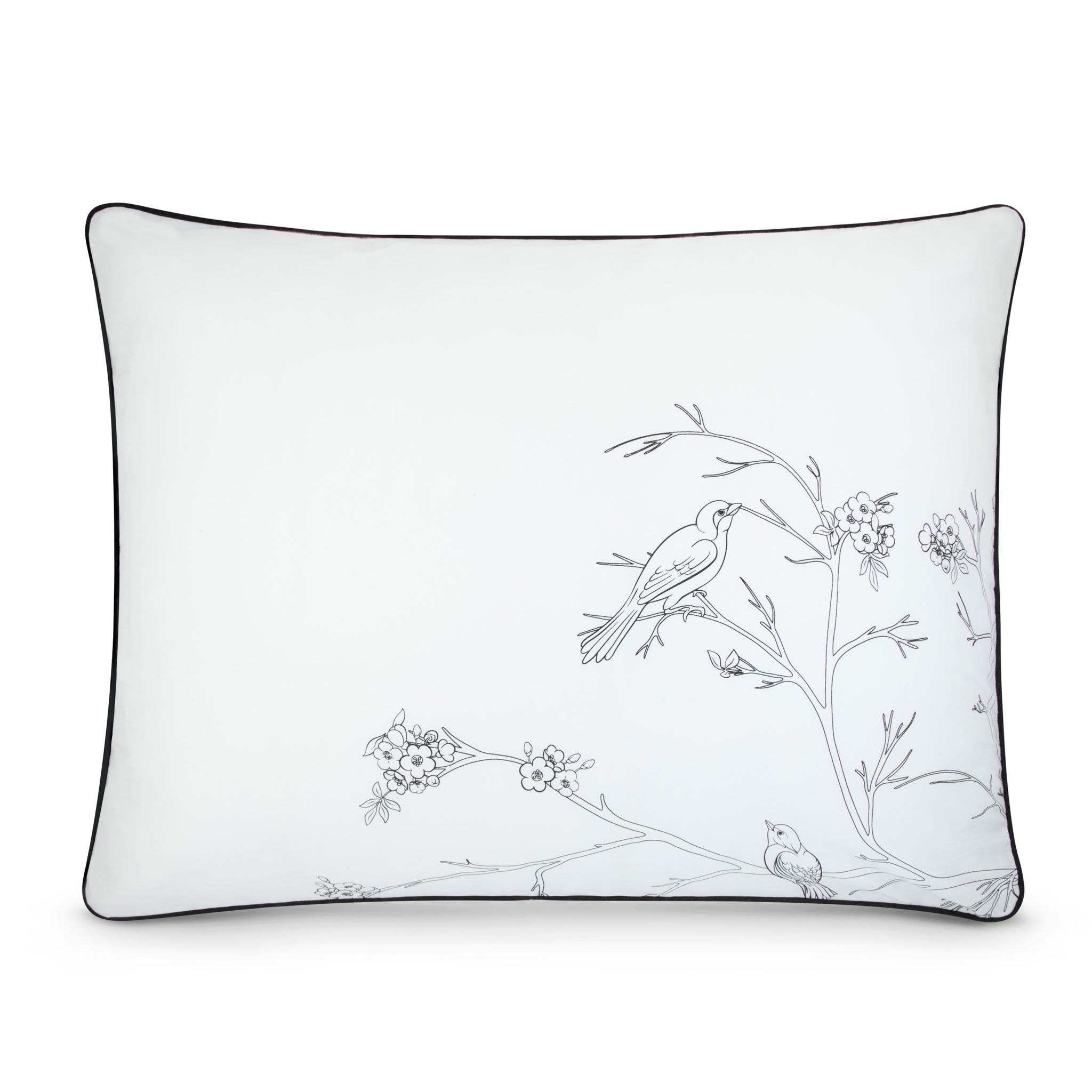 The Woodstock (Charcoal) Single Sham