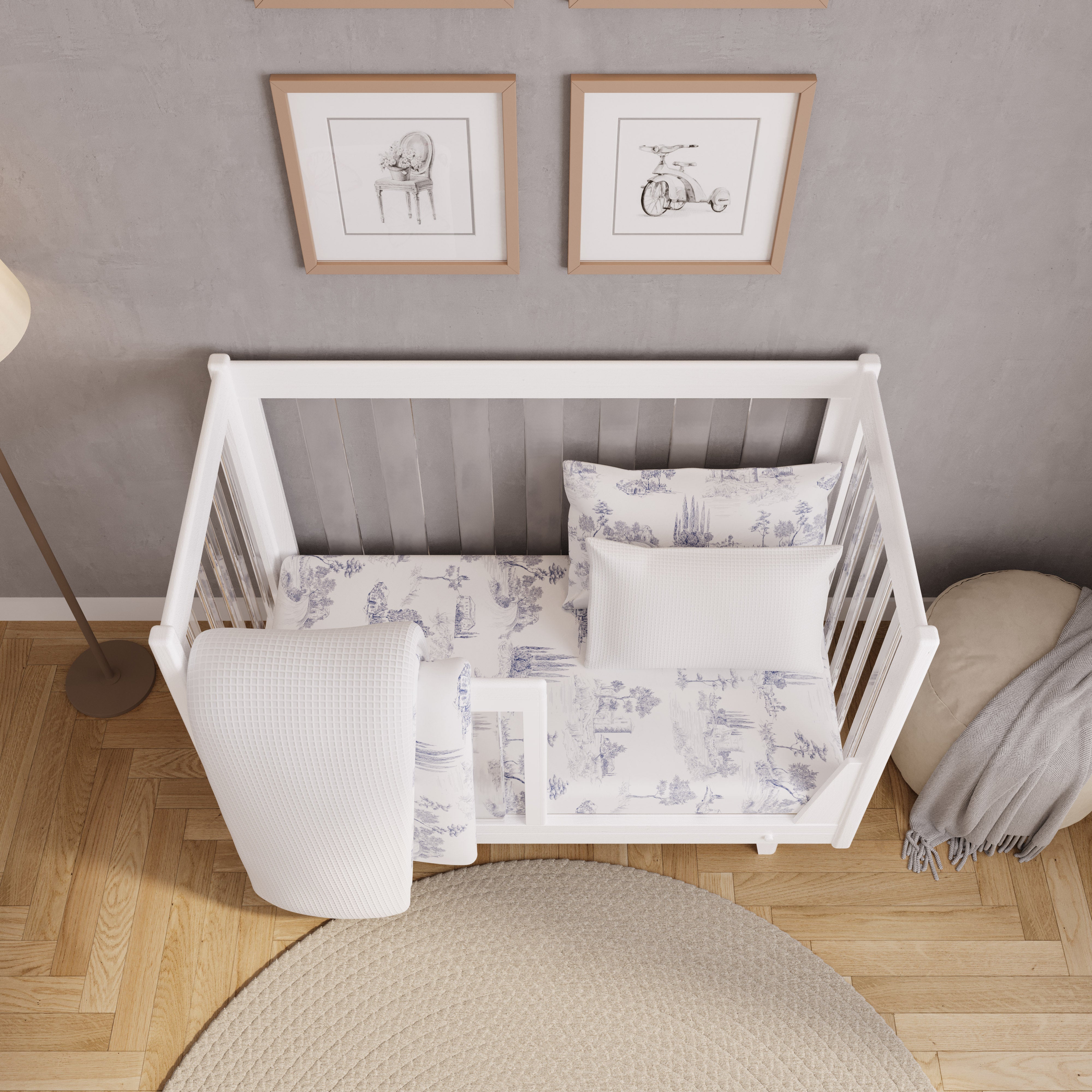 The Paris (Cobalt) Single Bed