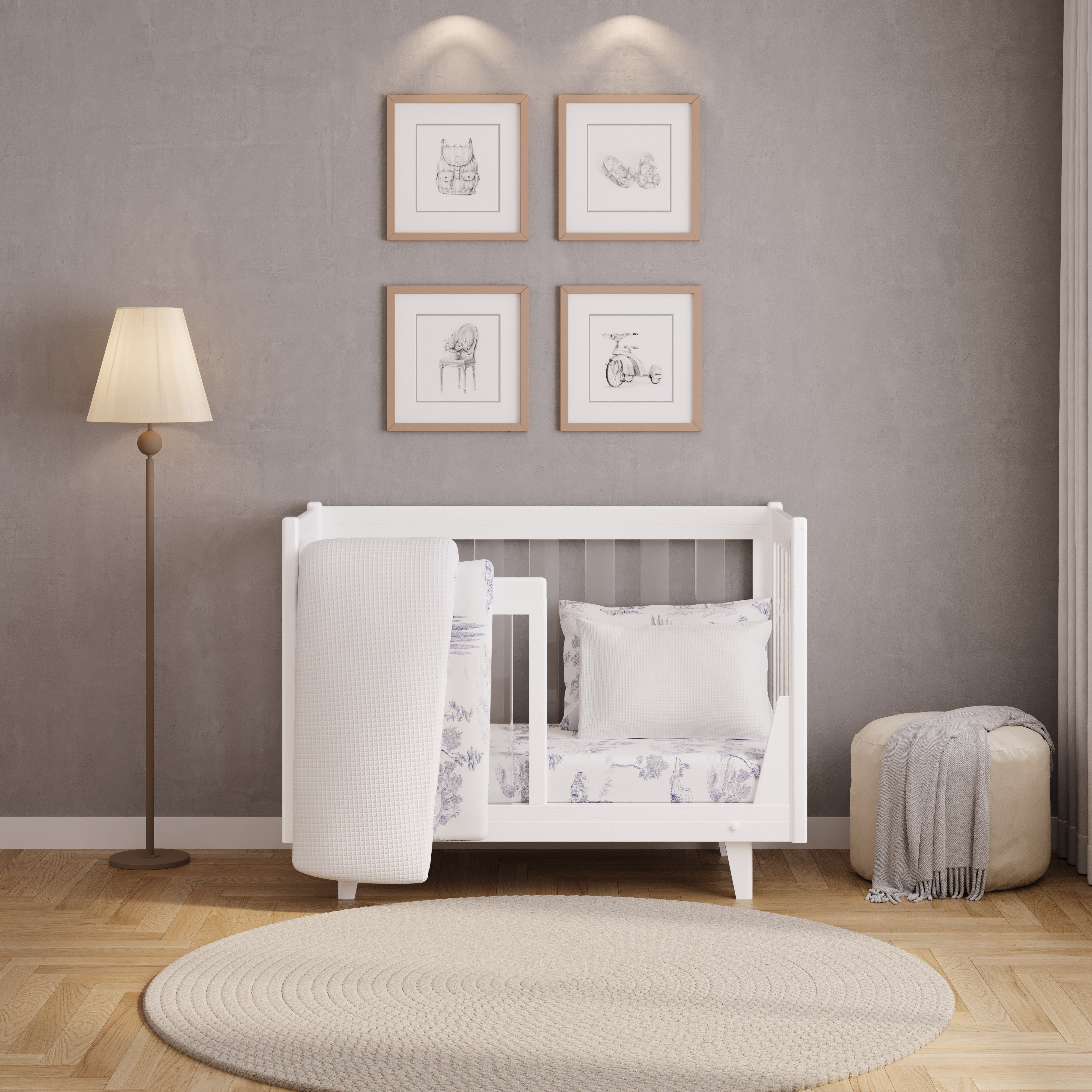 The Paris (Cobalt Blue) Single Bed