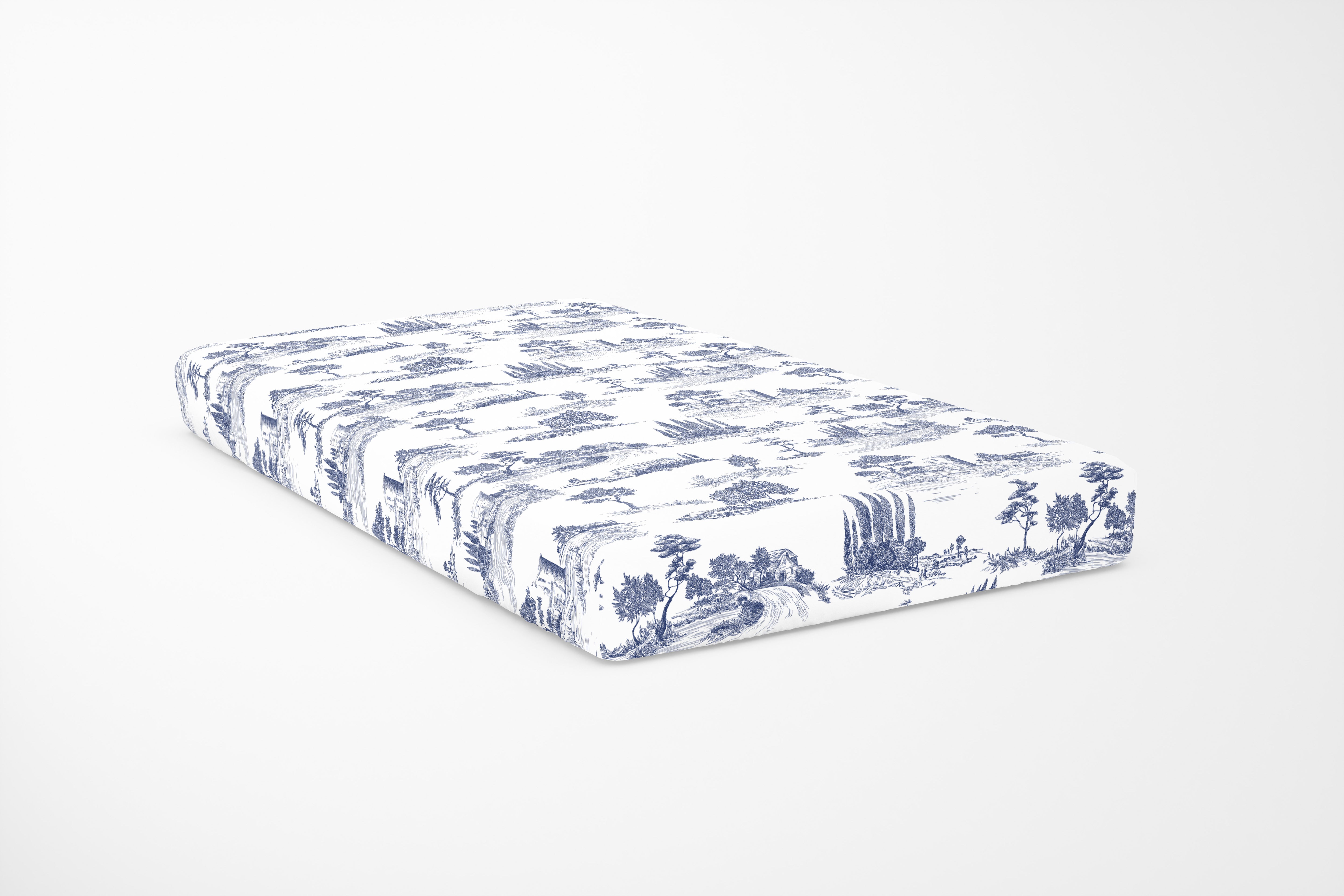 The Paris (Cobalt) Single Fitted Sheet