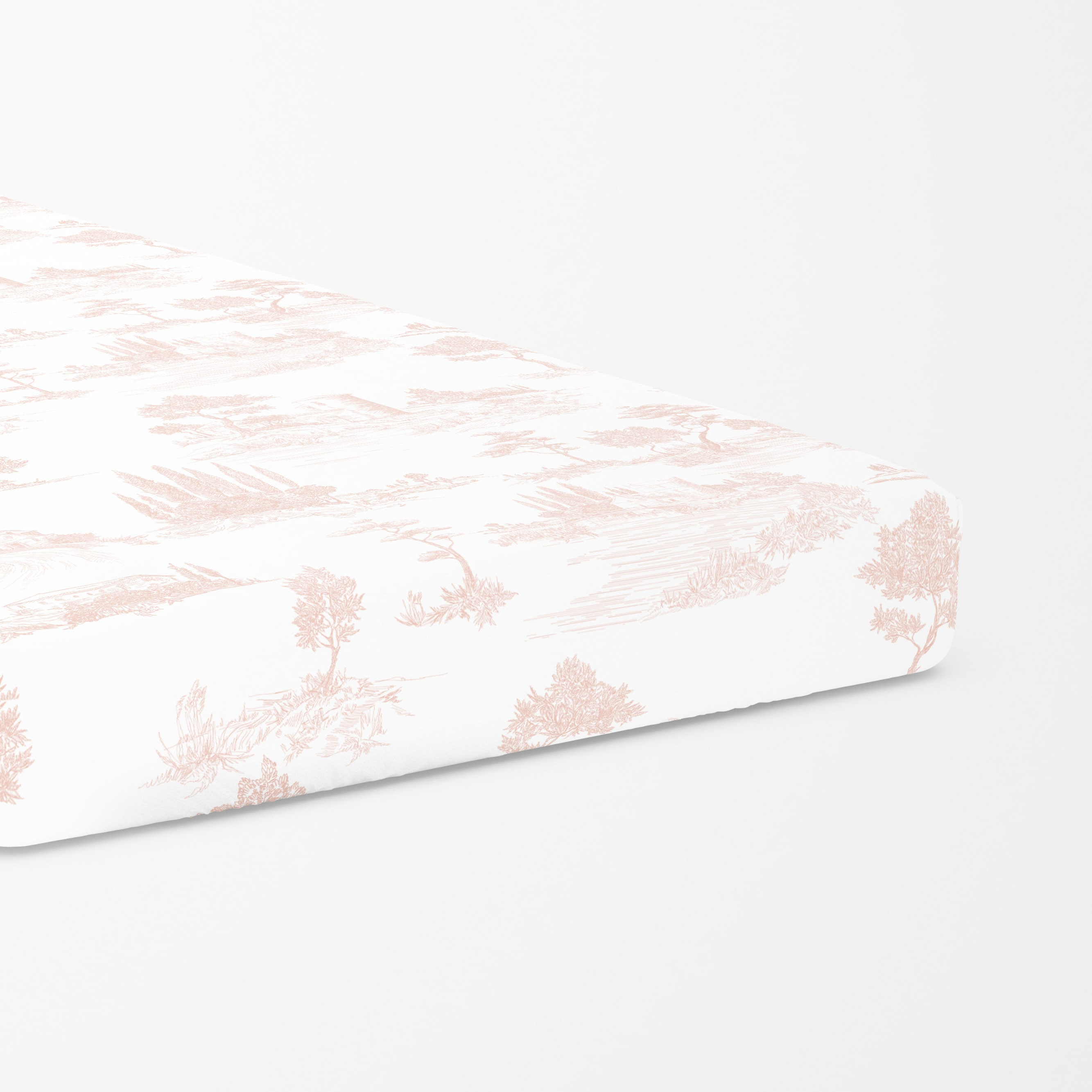 The Paris (Peach) Single Fitted Sheet